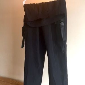 Pants with side straps/pockets